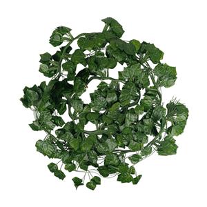PACOTE 12 PLANTAS TREPADEIRAS ARTIFICIAL ESTILO HERA COM BORDAS SERRILHADAS - 2Mts