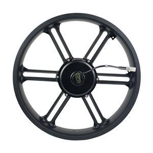 ARO TRASEIRO 16.5" COM MOTOR ELÉTRICO 48V 500W - PARA BICICLETA/SCOOTER ELÉTRICA (COR PRETO) C/ 2 CHICOTES EXTENSORES