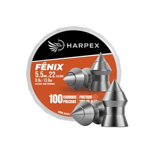 POTE 100 CHUMBINHOS FENIX CALIBRE 5.5 (.22) 0.9g (13.9gr)