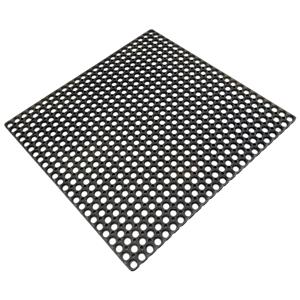 TAPETE INDUSTRIAL DE BORRACHA VAZADA ANTIDERRAPANTE 1,00 X 1,00m - 18mm