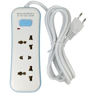 FILTRO DE LINHA BIVOLT 10A 2500W COM 3 TOMADAS E INTERRUPTOR - CABO 1,80M