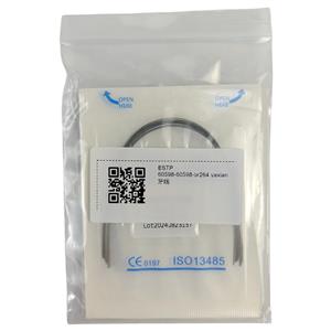KIT 100 ARCOS ORTODÔNTICOS AÇO INOX REDONDO OVOID .012 .014 .016 .018 .020 SUPERIOR E INFERIOR