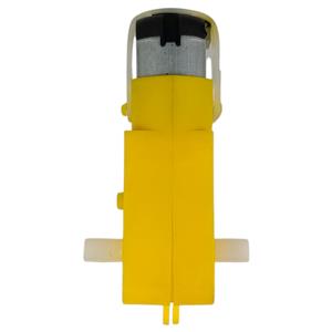 MOTOR DC TT 3V A 6V 200RPM REDUÇÃO 48:1 EIXO DUPLO PARA ARDUINO, CARRINHO, ROBÔ
