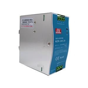 FONTE CHAVEADA INDUSTRIAL NDR-240-24 24V 10A 240W PARA TRILHO DIN 200-240V AC