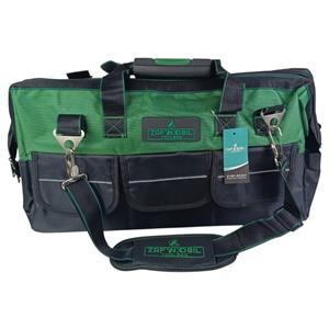 BOLSA GRANDE PARA FERRAMENTAS PROFISSIONAL 50X25X25CM COM ALÇA DE OMBRO E MÚLTIPLOS BOLSOS