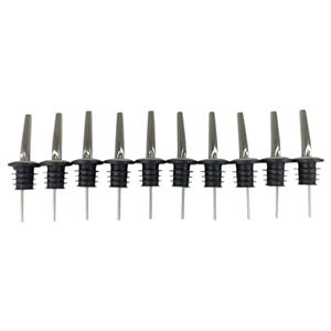 KIT 10 BICOS DOSADORES DE BEBIDAS EM AÇO INOX PARA GARRAFAS BAR BARTENDER COQUETELARIA