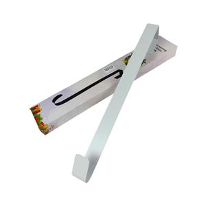 SUPORTE PARA GUIRLANDA DE NATAL GANCHO DE PORTA EM METAL BRANCO SEM FUROS